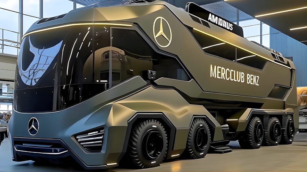 Mercedes Zetros Arctic Camper Can Travel Where Ordinary Campers Freeze